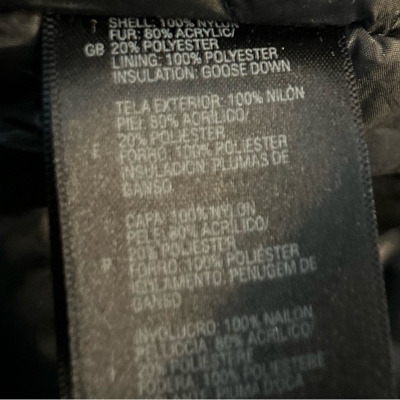 The North Face Women's Black Goose Down Parka Jacket Size L Winter Coat‎ - Picture 9 of 15